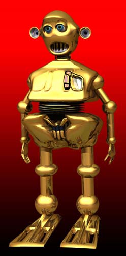 Le robot doré est un robot dangereux