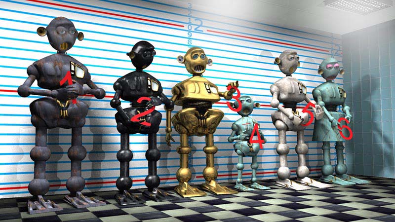 La grande galerie des robots