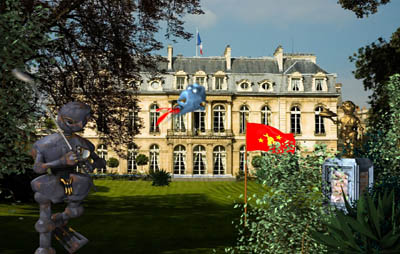 Le golf révolutionnaire, mettez la tête du Sarco dans le trou